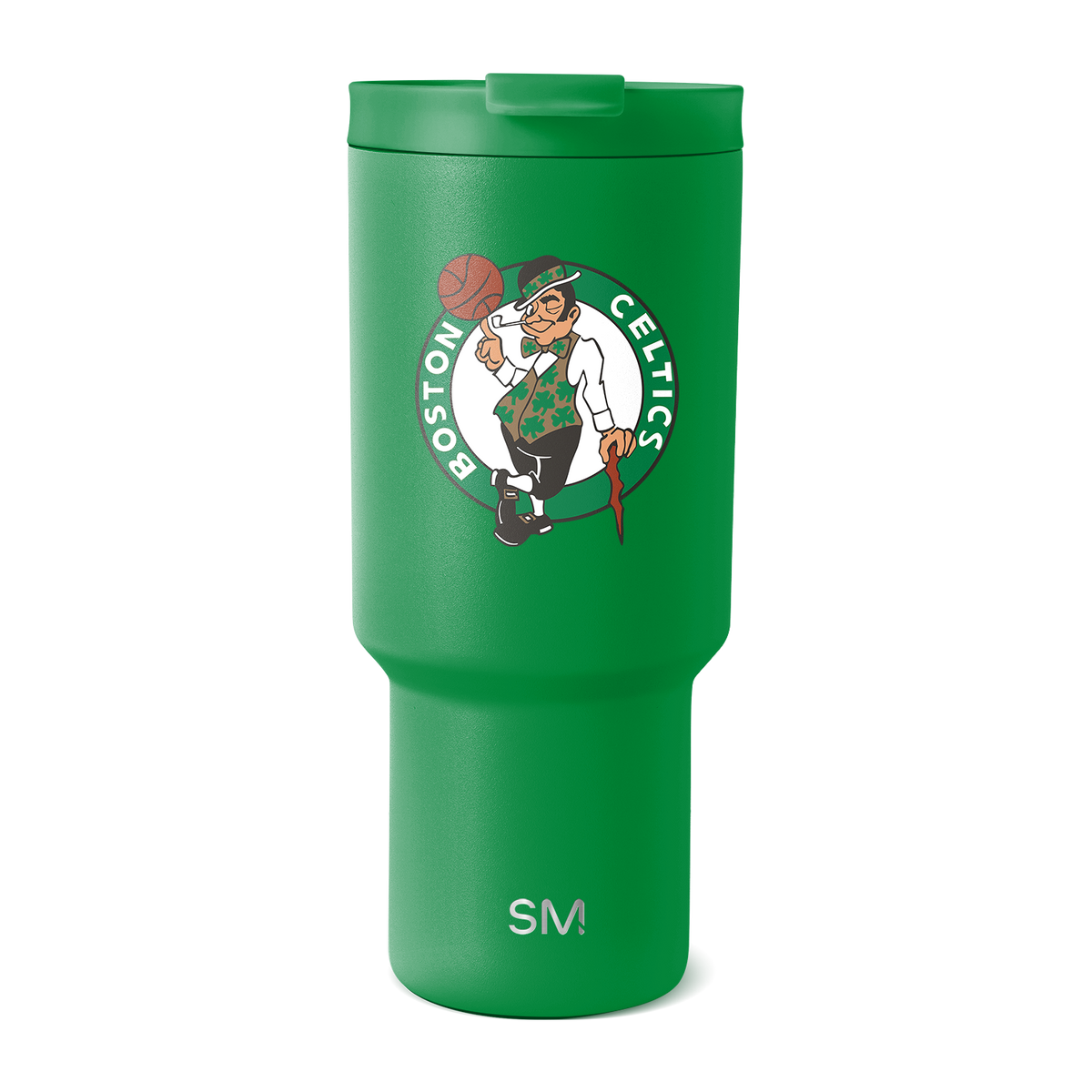 Boston Celtics kelly green tumbler with simple modern design